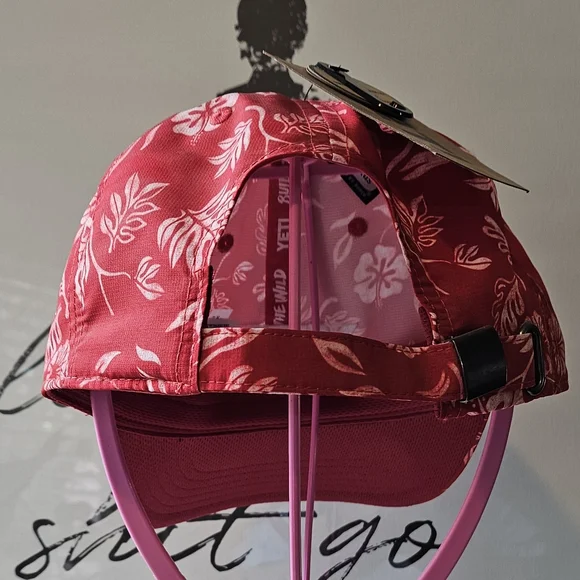 YETI Red Floral Hat - Picture 3 of 5